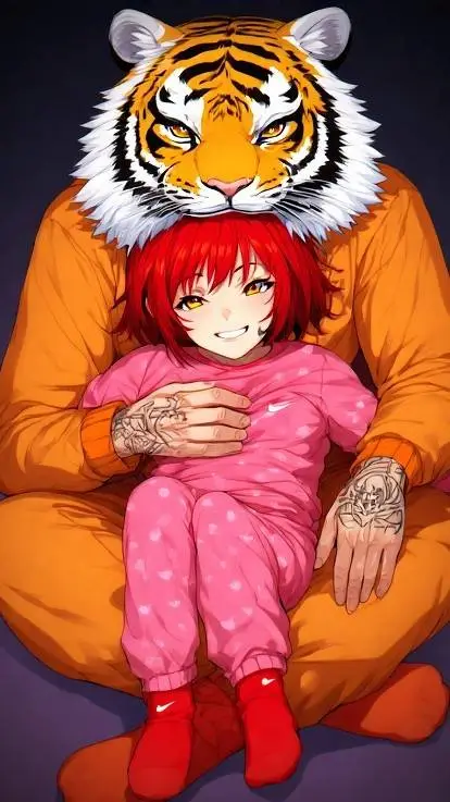 ai character: tiger infection background