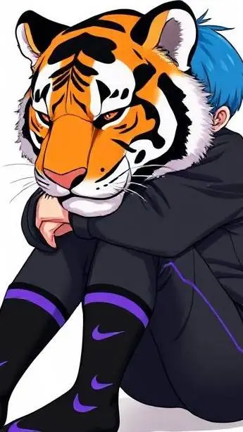 ai character: tiger infection background