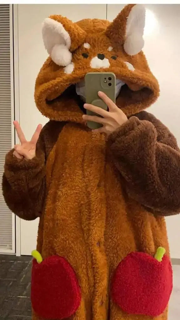 ai character: red panda virus background