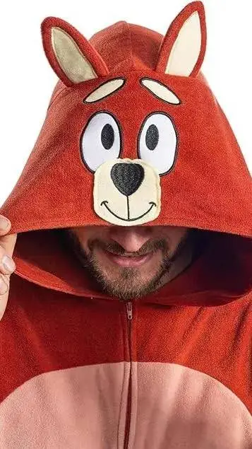 ai character: red dog virus background