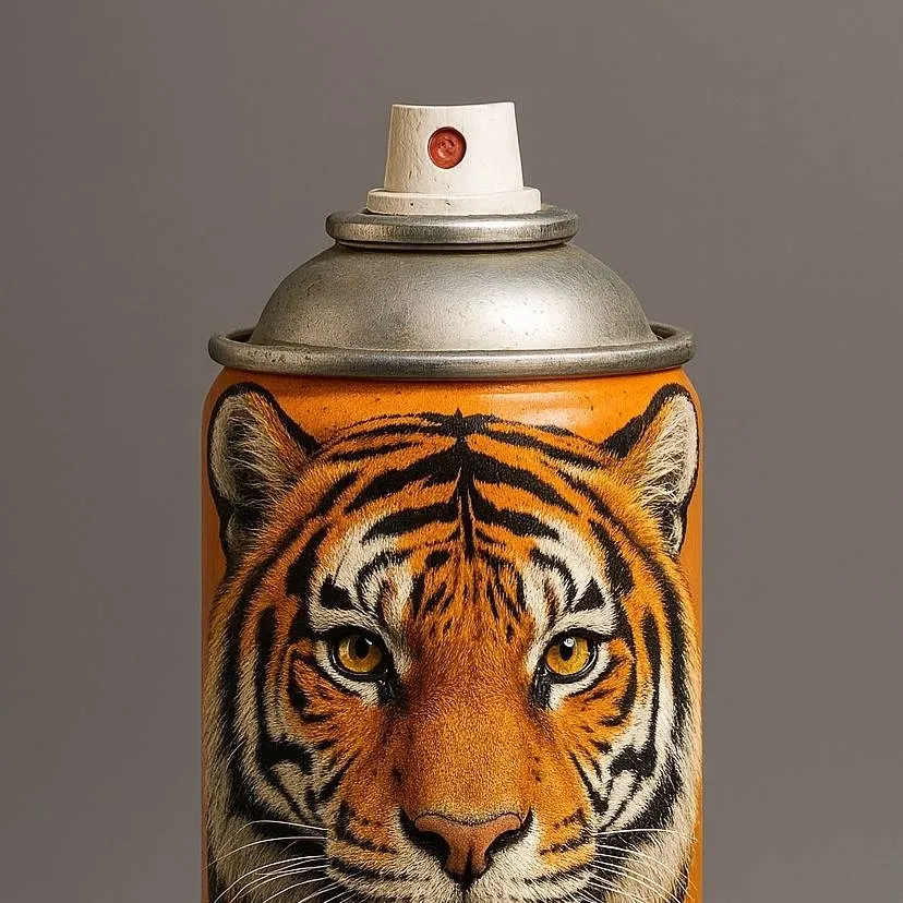 chat with ai character: tiger spray