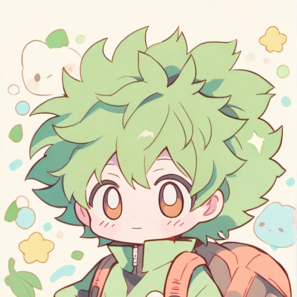 chat with ai character: little Deku 