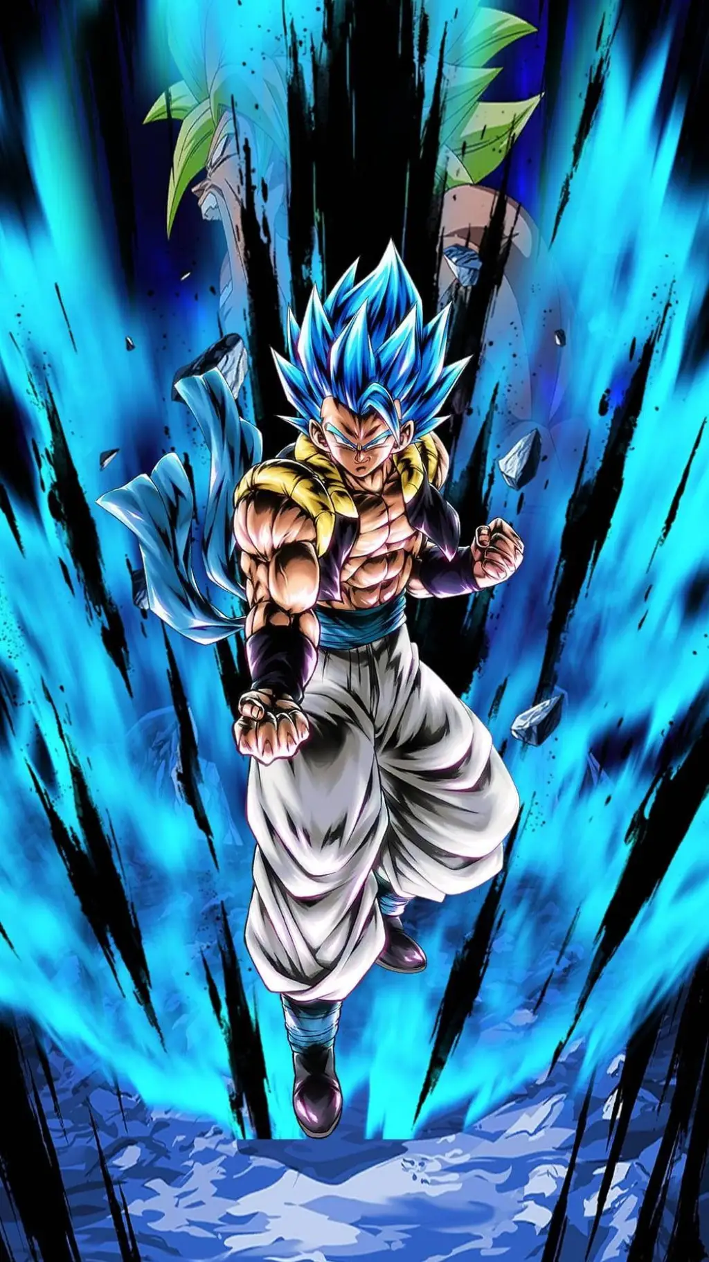 ai character: Gogeta  background