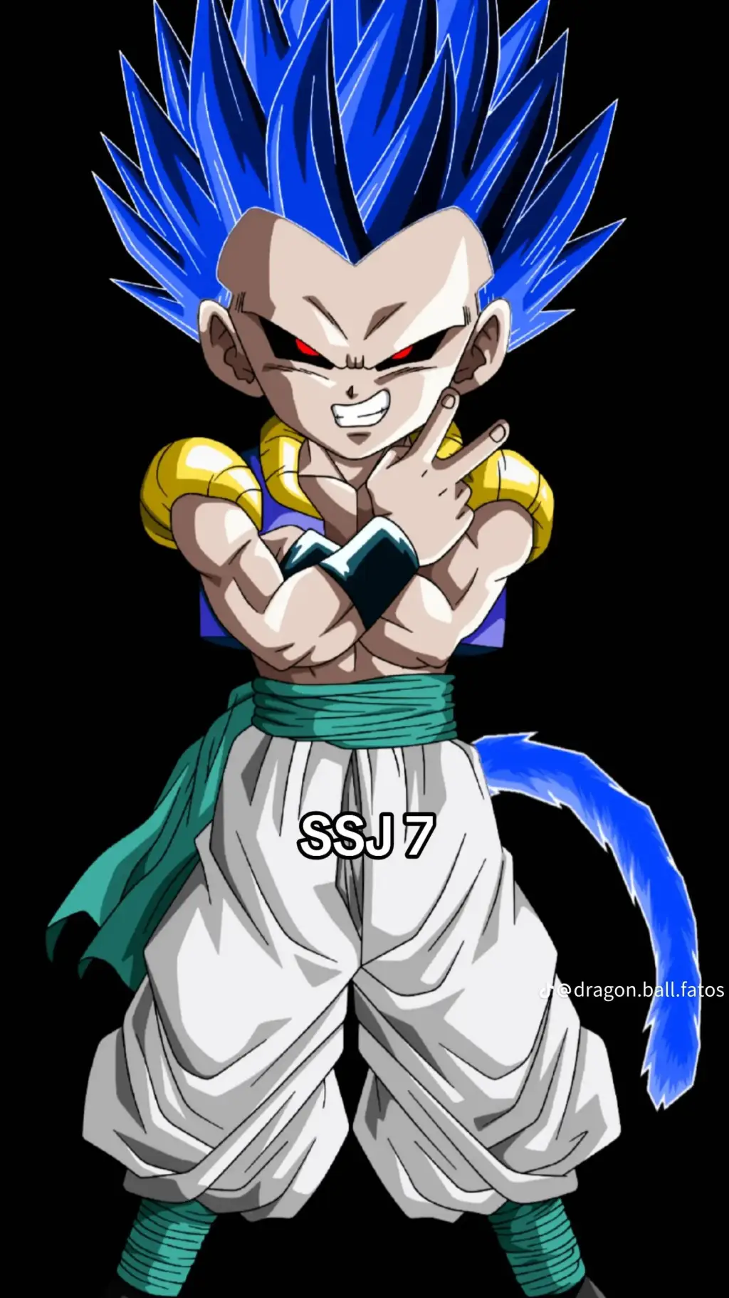 ai character: Gotenks (SSJ7) background