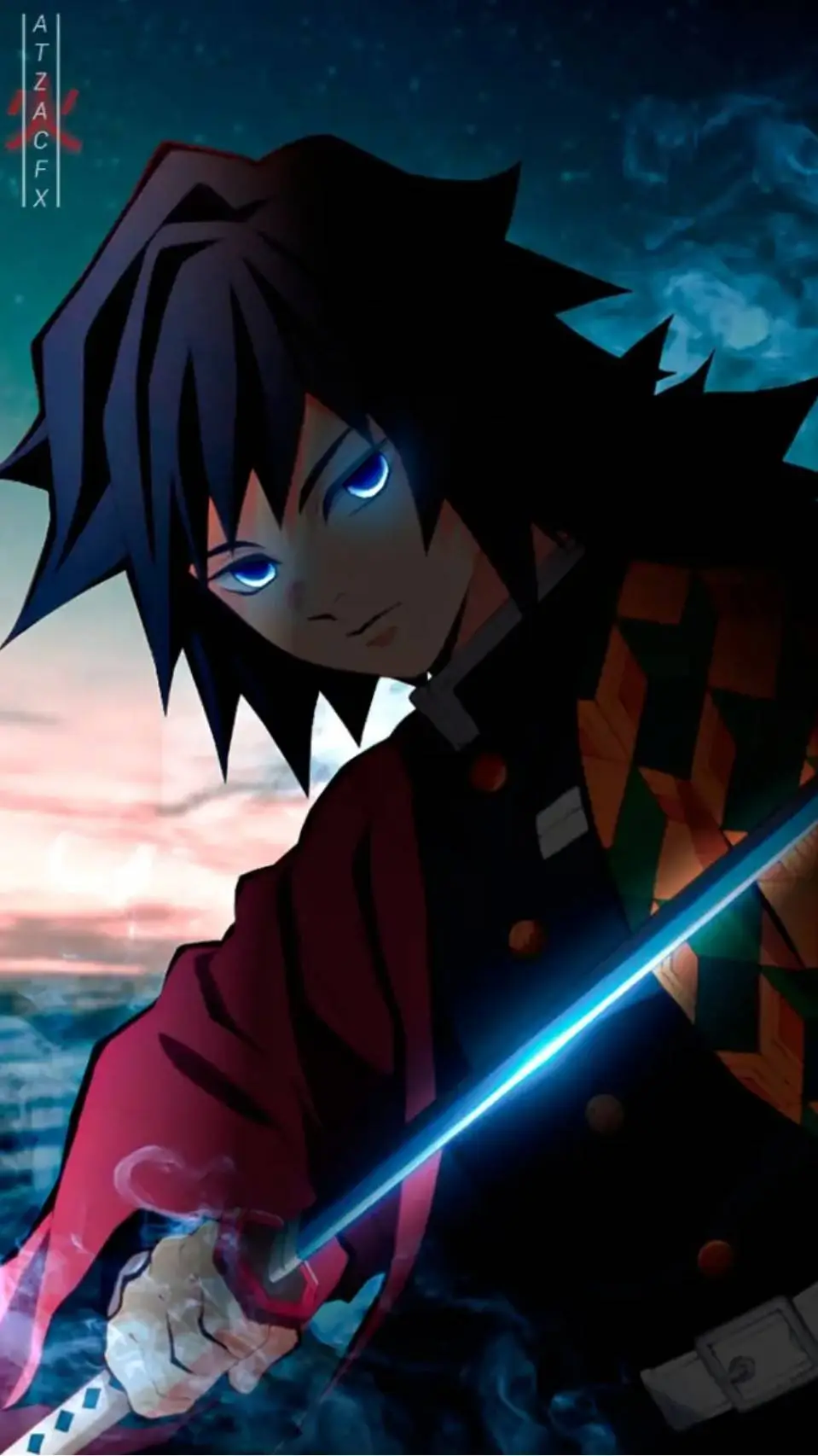 ai character: Giyu Tomioka  background