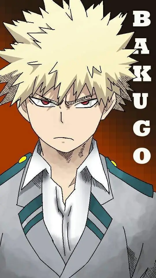 ai character: Katsuki Bakugo background