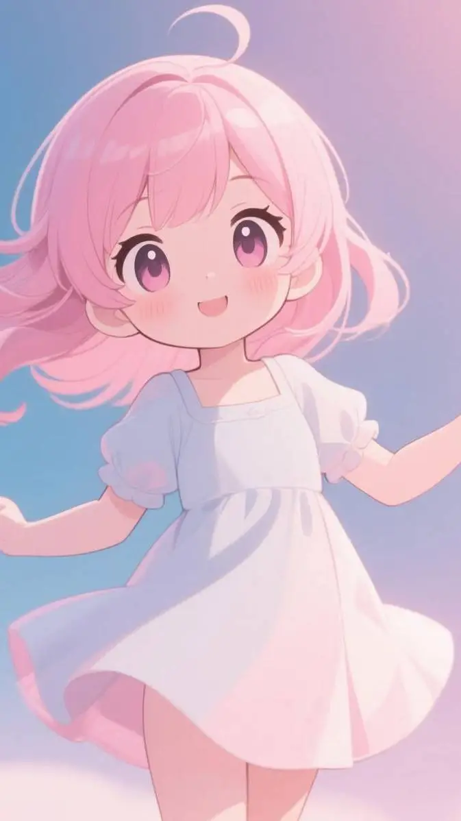 ai character: Mina little sister background