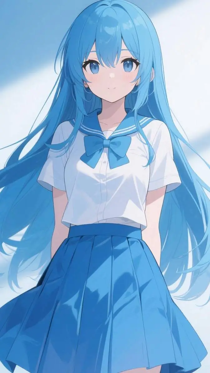 ai character: Luna🩵 background