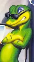 ai character: Gex the Gecko background