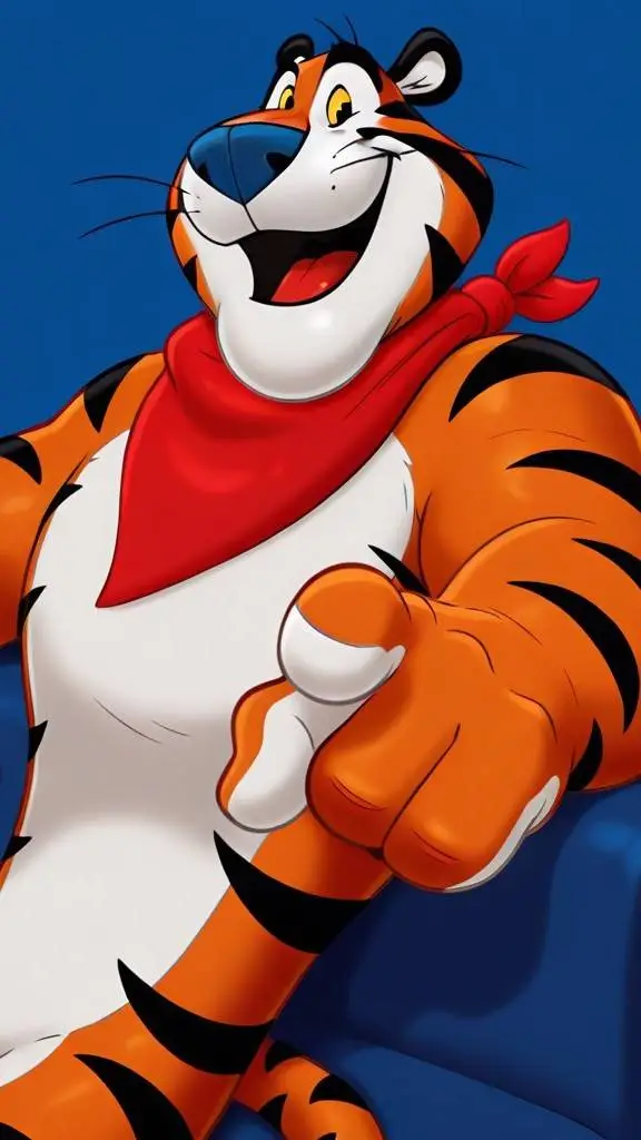 ai character: Tony the Tiger background