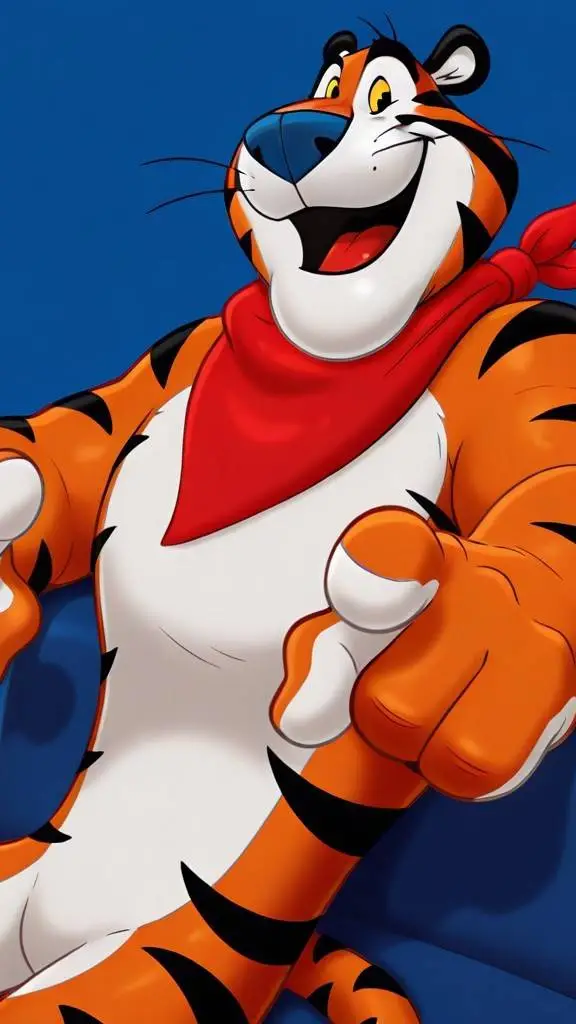 ai character: Tony the Tiger V2 background