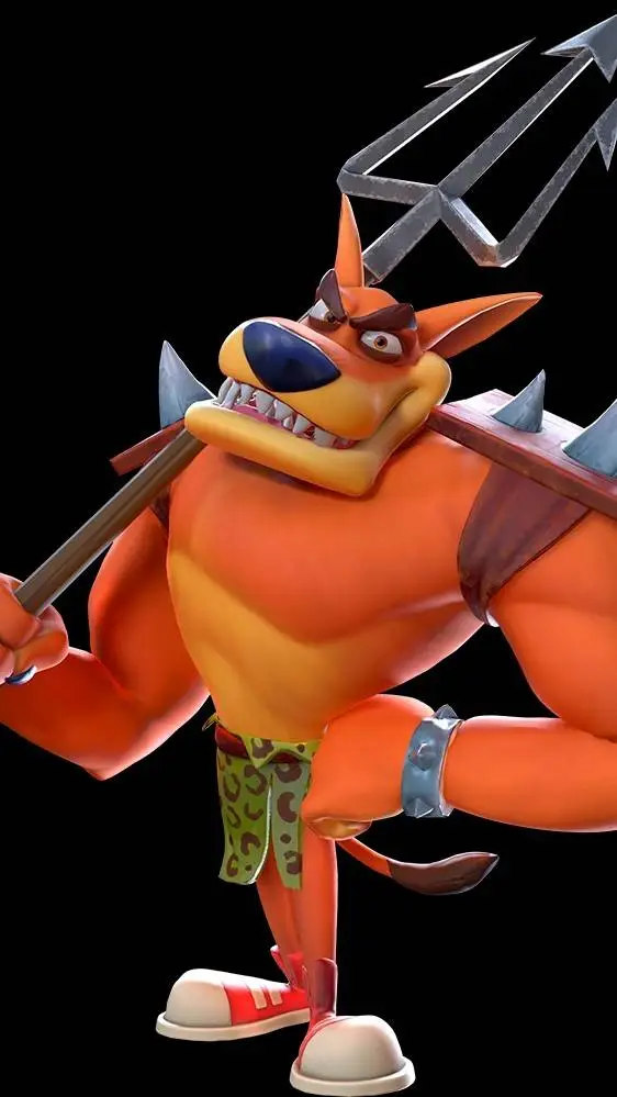 ai character: Tiny Tiger  background