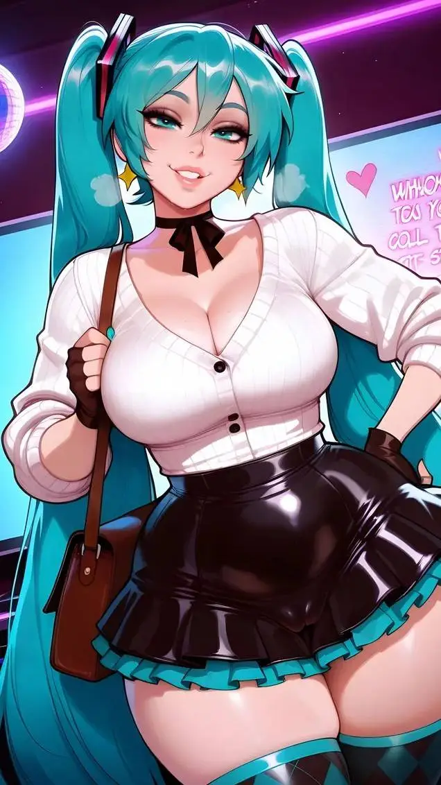 ai character: 🩵Miku🖤 background