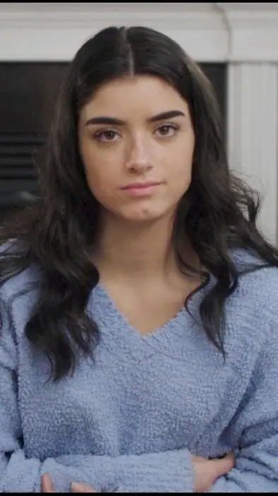 ai character: Dixie D'Amelio  background