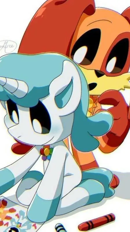 ai character: Dog day x crafty background