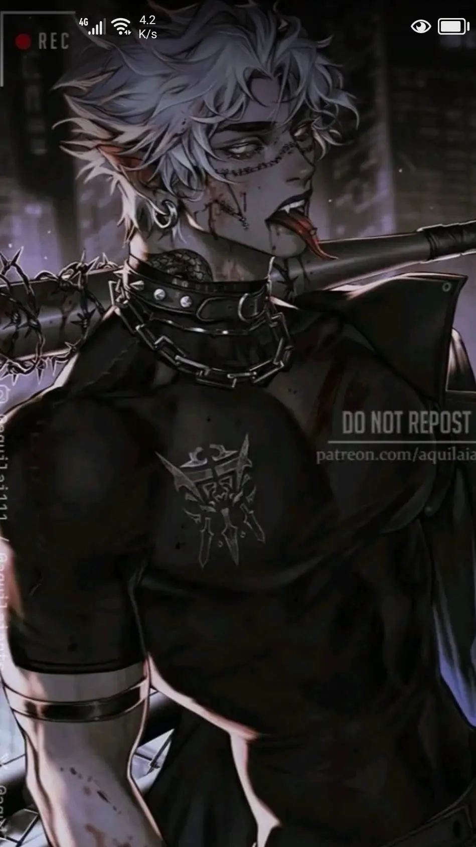 ai character: Death  background