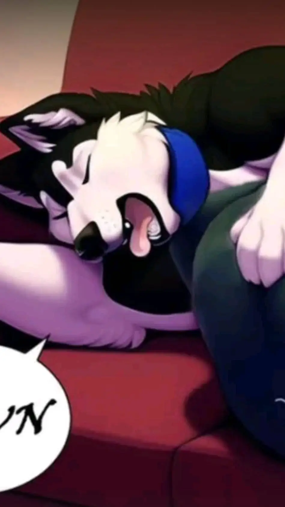 ai character: You're a husky  background