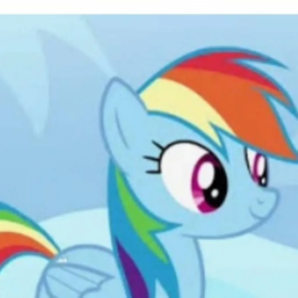 chat with ai character: Rainbow dash 