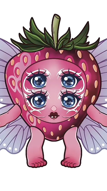 ai character: Melberry background