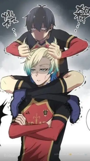 ai character: Kaiser x isagi  background