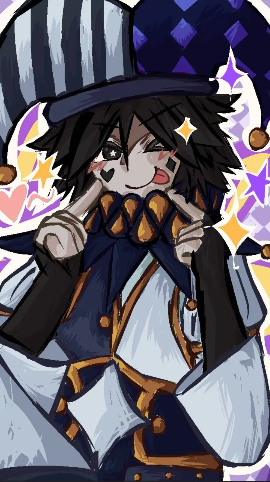 ai character: jester two time :3 background