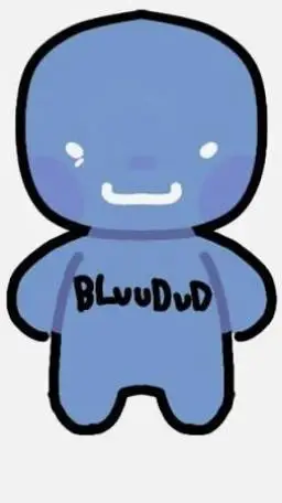 ai character: BLUUDUD🍭🍭 background