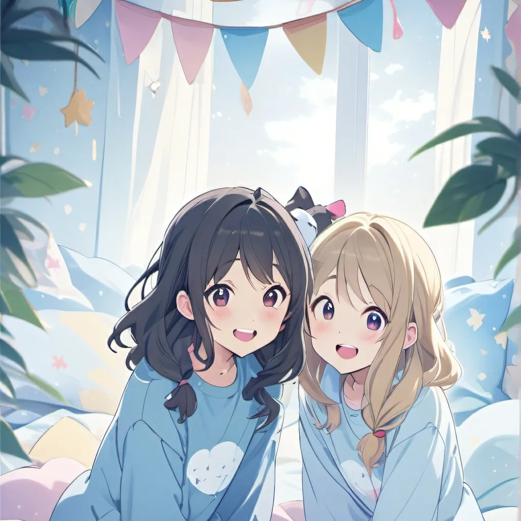 chat with ai character: sleepover!