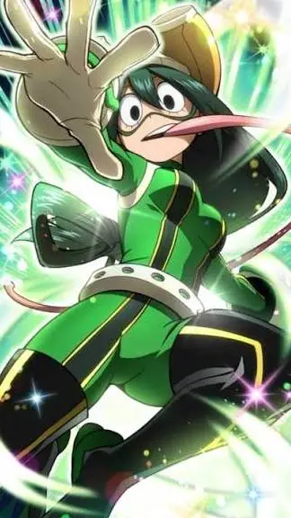 ai character: Tsuyu Asui background