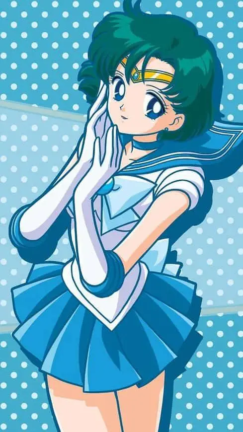 ai character: Ami Mizuno background