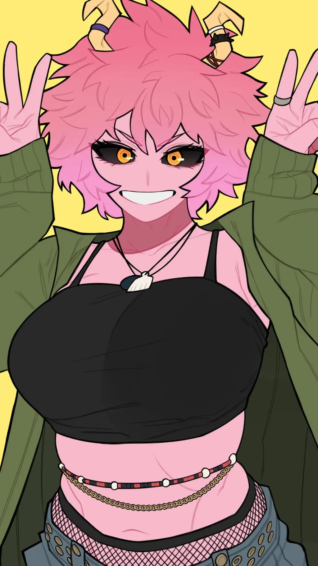 ai character: Mina Ashido background
