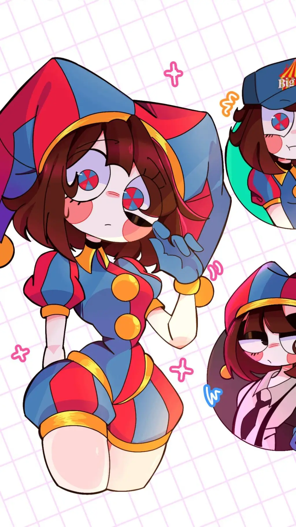 ai character: Pomni background