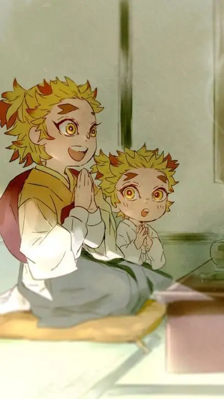 ai character: kyojuro rengoku background