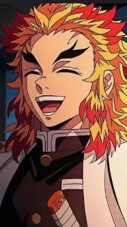 ai character: kyojuro rengoku background