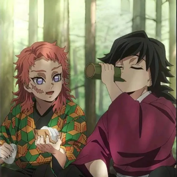 chat with ai character: giyuu and sabito 