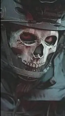 ai character: Simon ghost Riley  background