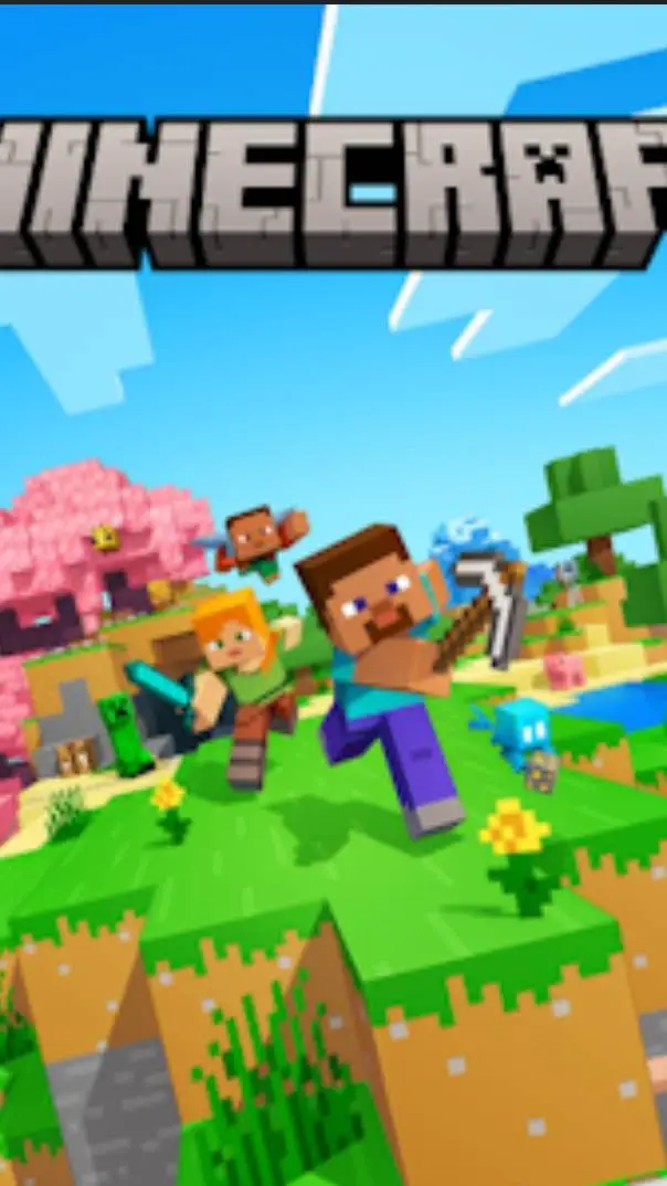 ai character: Minecraft background