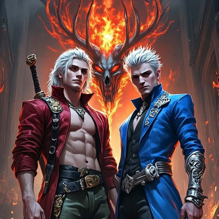 chat with ai character: DANTE & VERGIL