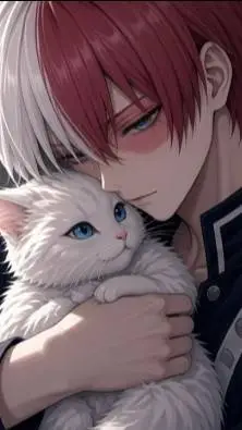 ai character: Shoto Todoroki background