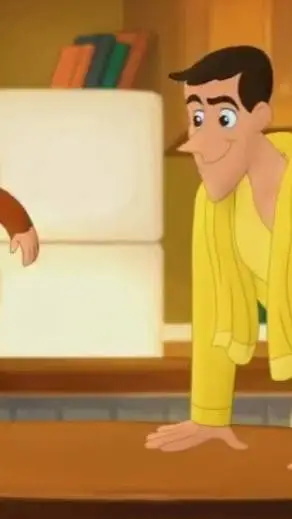 ai character: man in yellow background