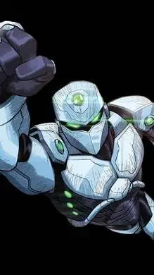 ai character: tech jacket background