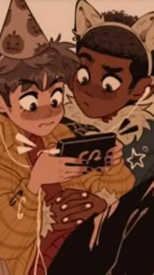 ai character: Toh sleepoverrr background