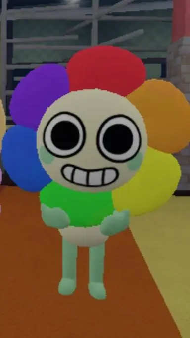 ai character: 🌈🌱Dandy🌱🌈 background