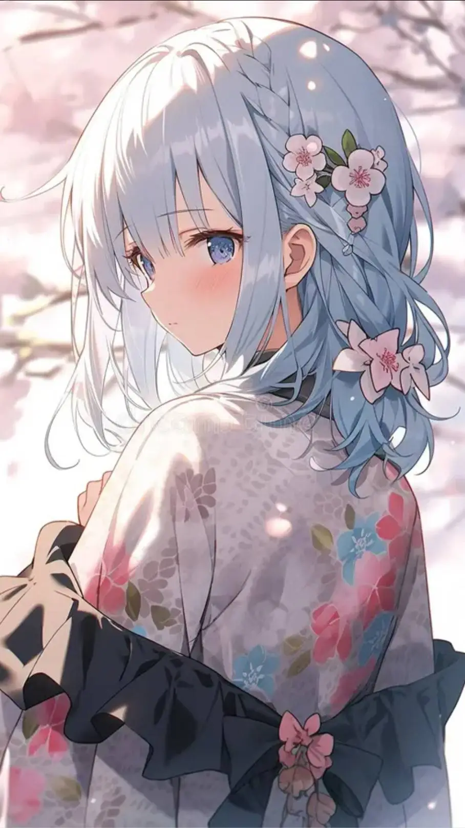 ai character: sakura background