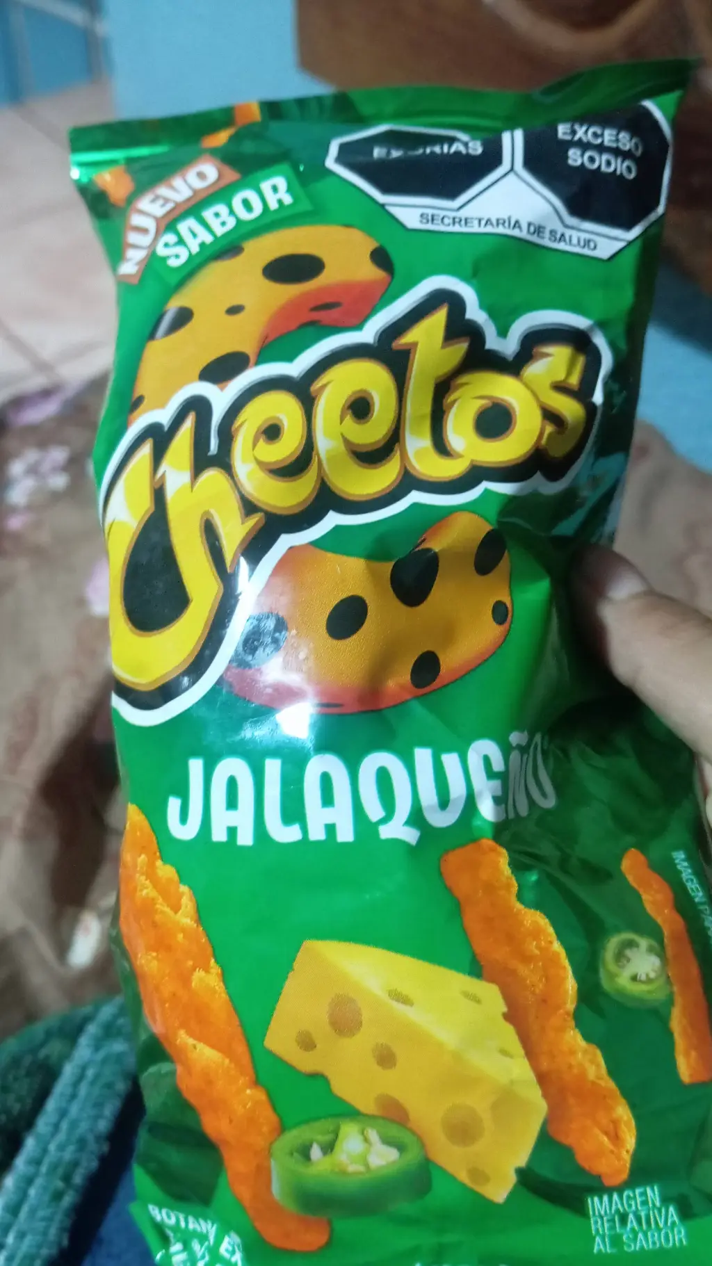ai character: Cheetos  background
