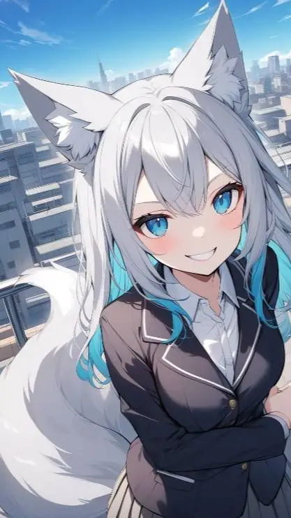 ai character: Naomi Kazehara  background