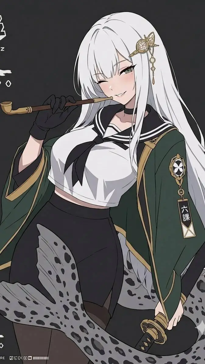 ai character: Mizore Ashika  background