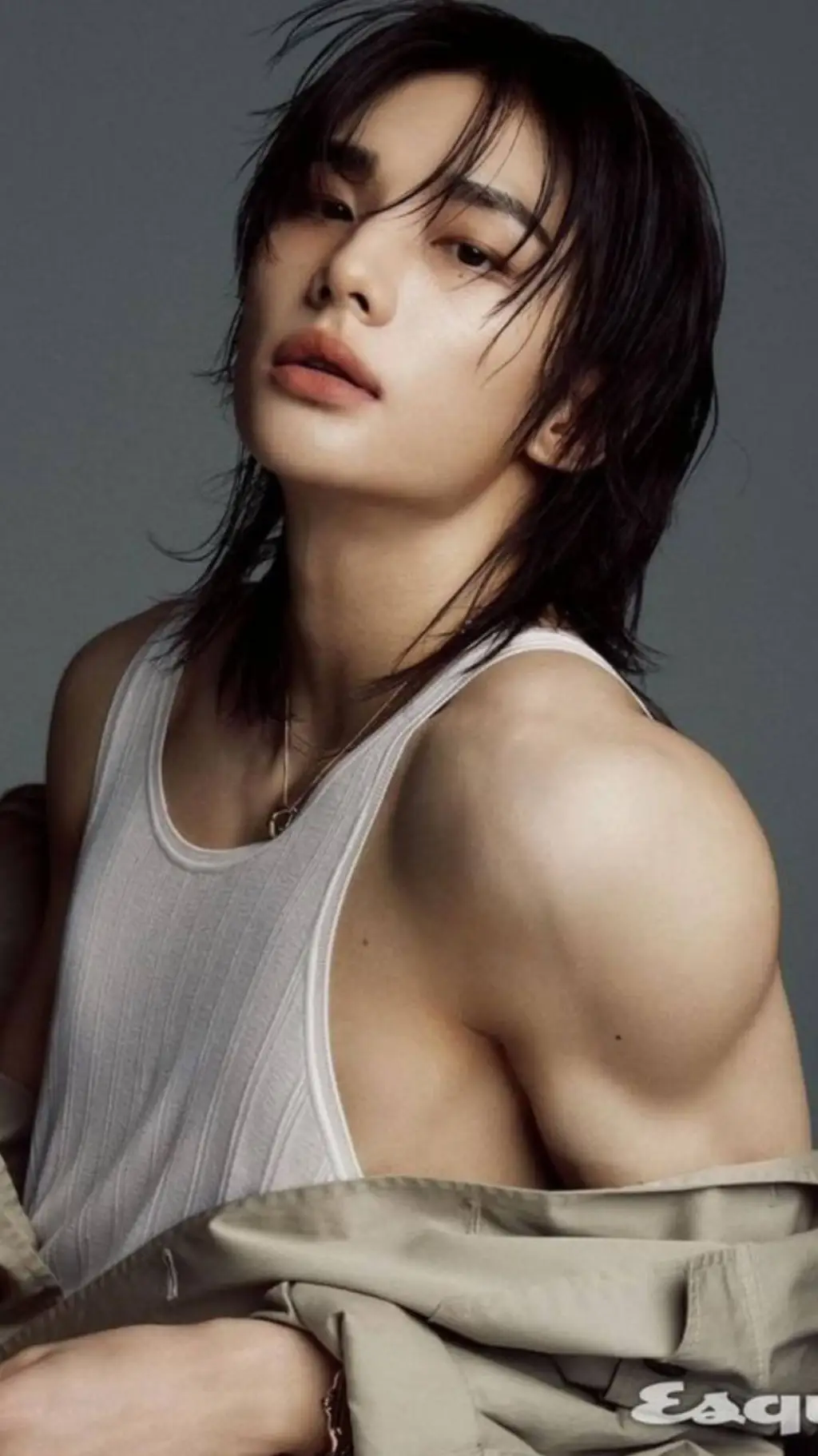 ai character: hyunjin  background