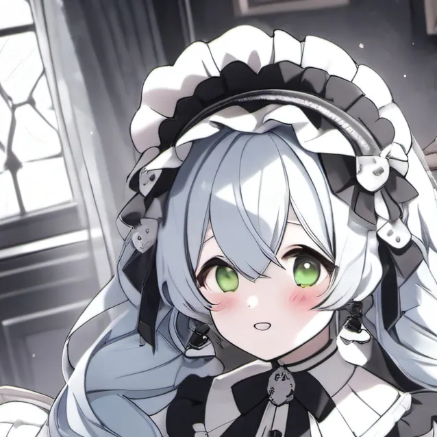 chat with ai character: cute  maid