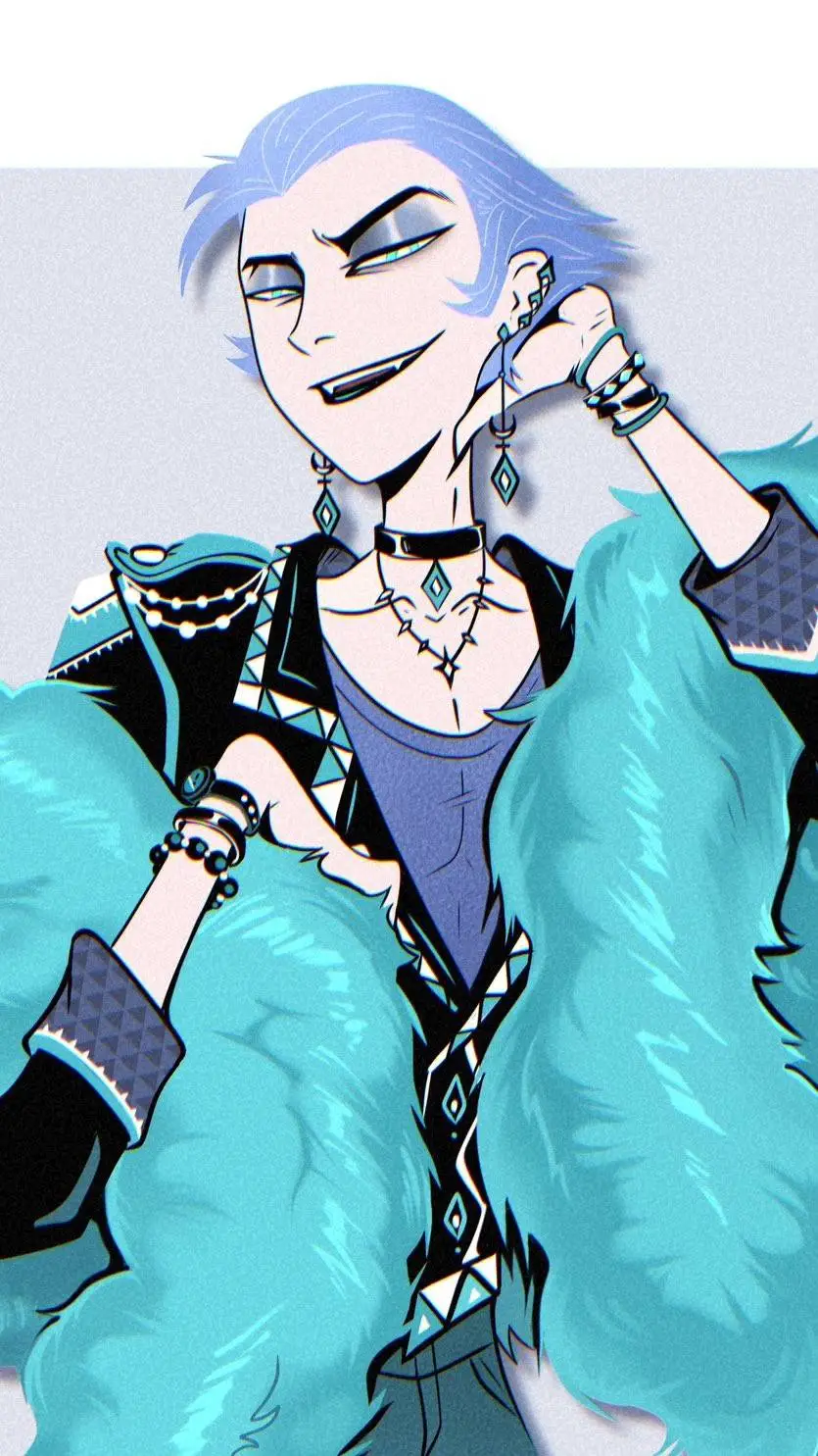 ai character: ❄️Andy Norteño 🤠 background
