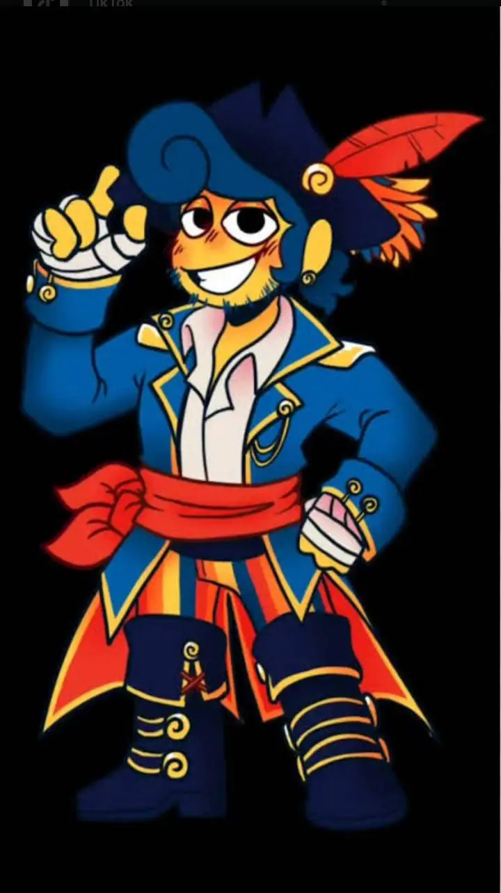 ai character: Captain darling  background